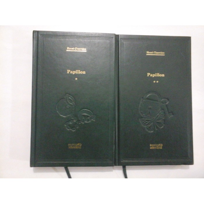   Papillon  - Henri  Charriere - 2 volume (colectia Adevarul) - noi,sigilate